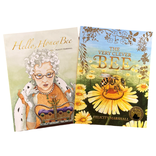 Felicity Marshall - Children’s Bee Books - Paired - Bundle - The Very Clever Bee - Hello Honey Bee - Live Slow - Bee Kind - Waggle & Forage - Kyneton - Victoria - Australia